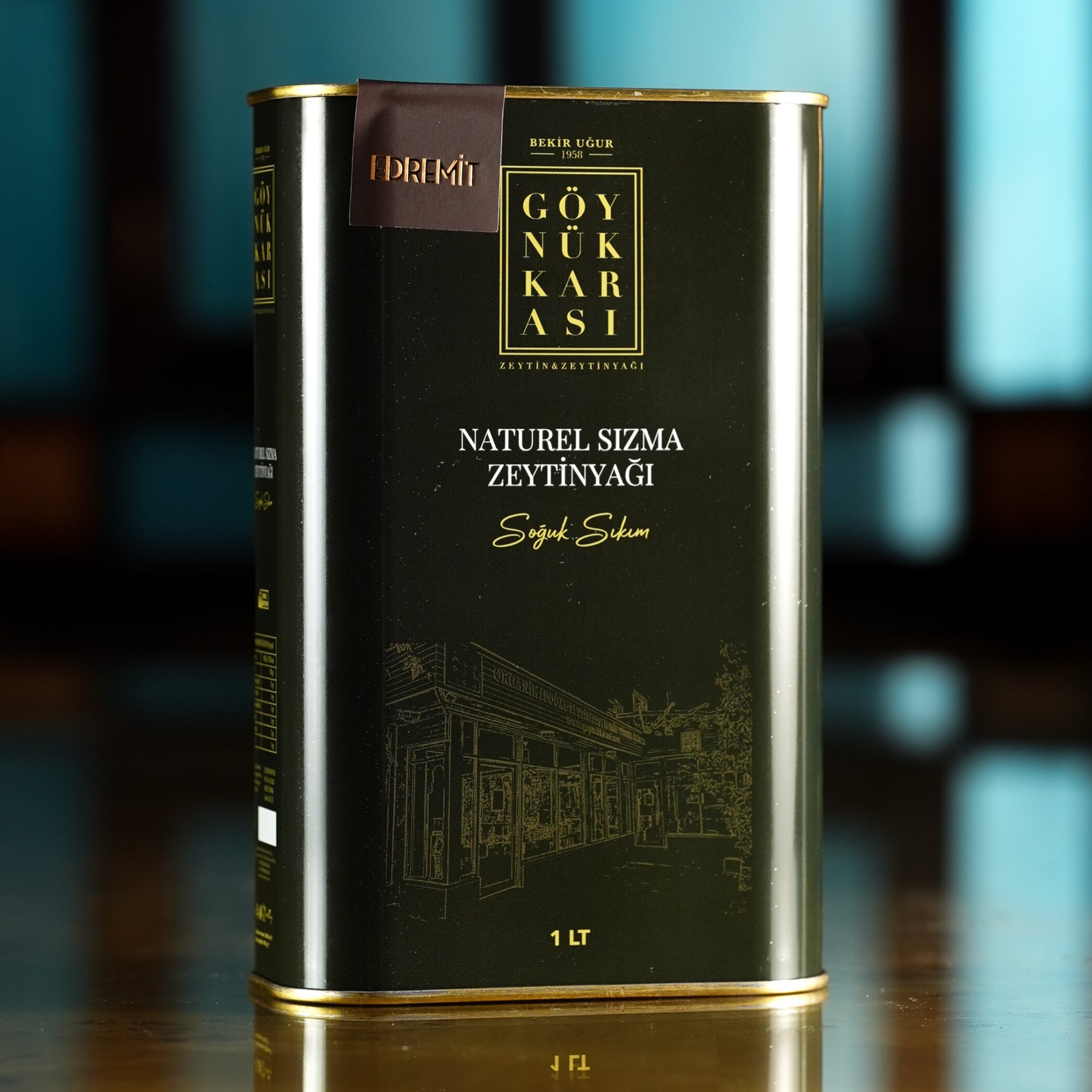 Edremit Soğuk Sıkım Zeytinyağı 1 LT.