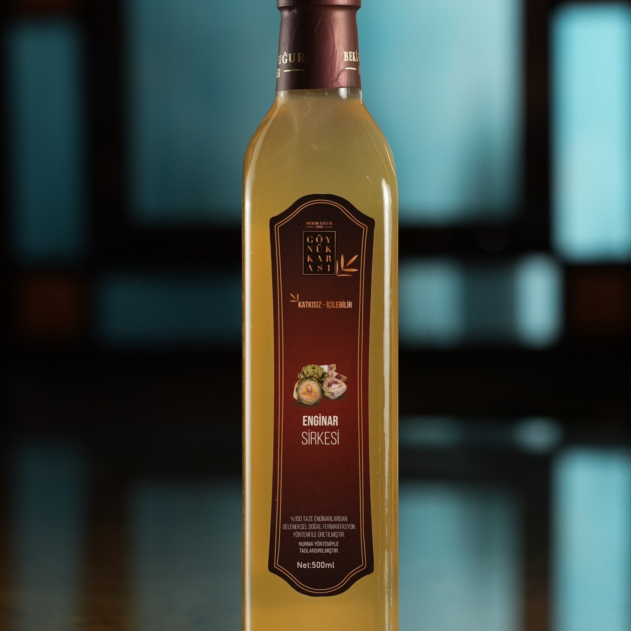 Göynük Karası Doğal Ev Yapımı Enginar Sirkesi 500 ml