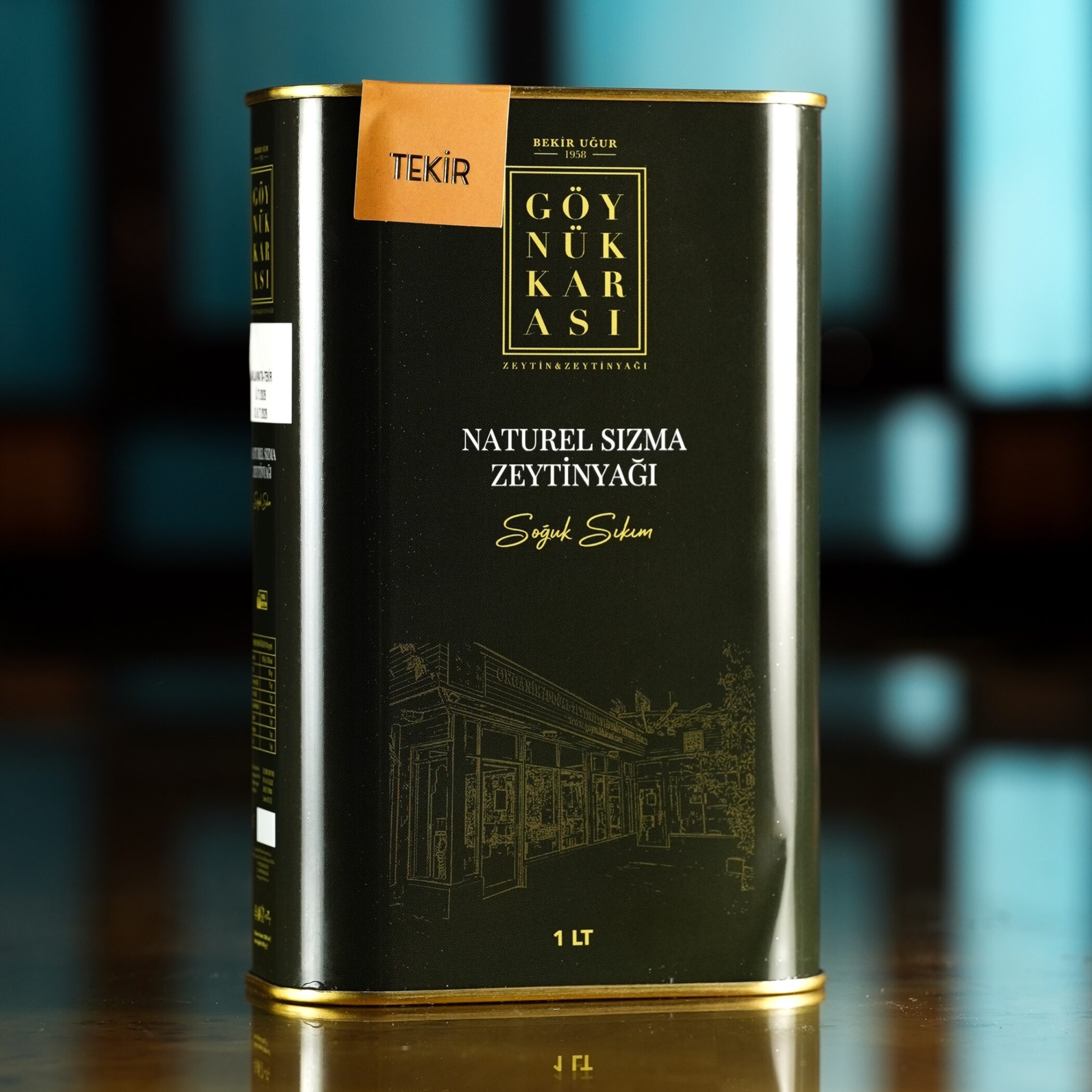 Erkenci Tekir Erken Hasat Soğuk Sıkım Zeytinyağı 1 LT.