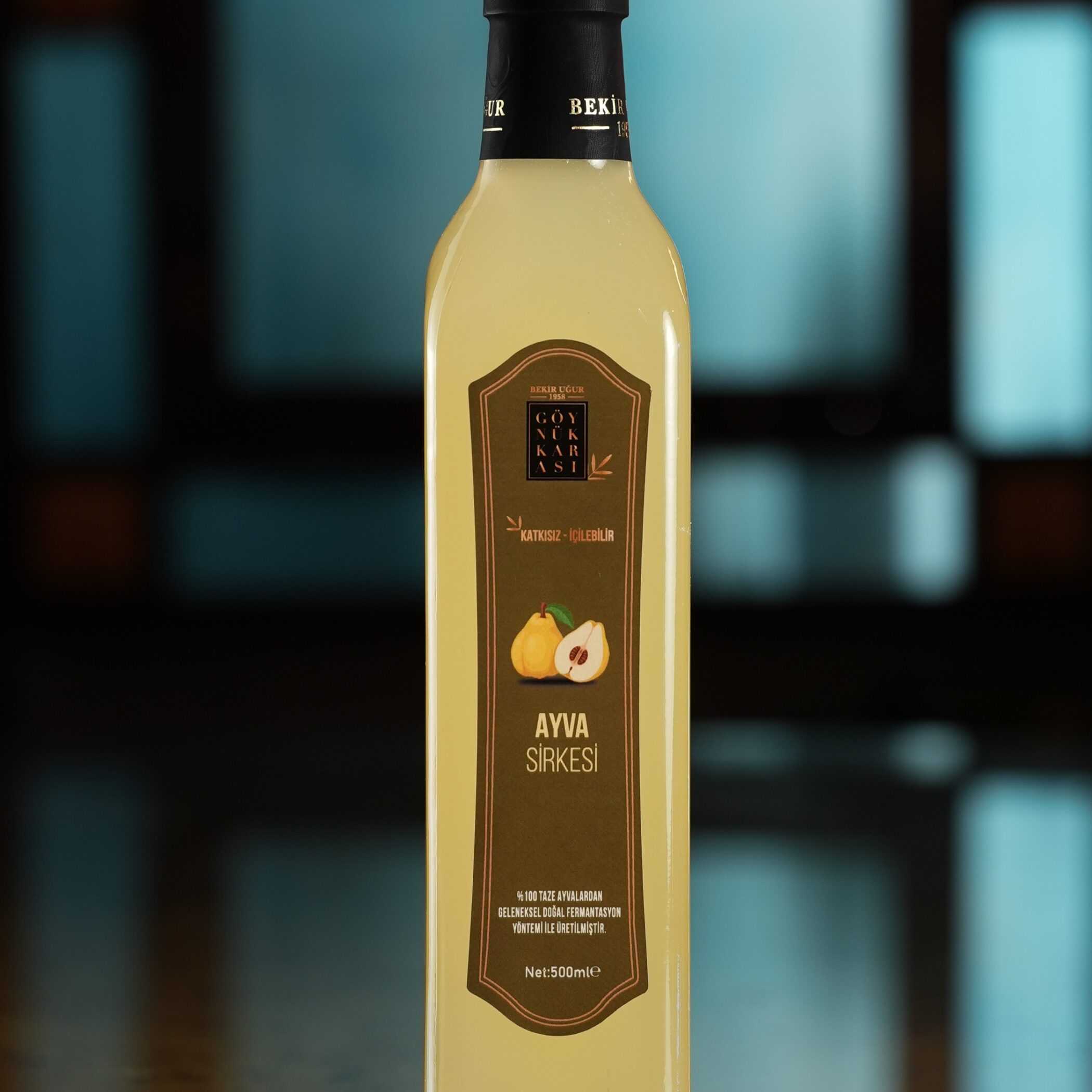 Göynük Karası Doğal Ev Yapımı Ayva Sirkesi 500 Ml.