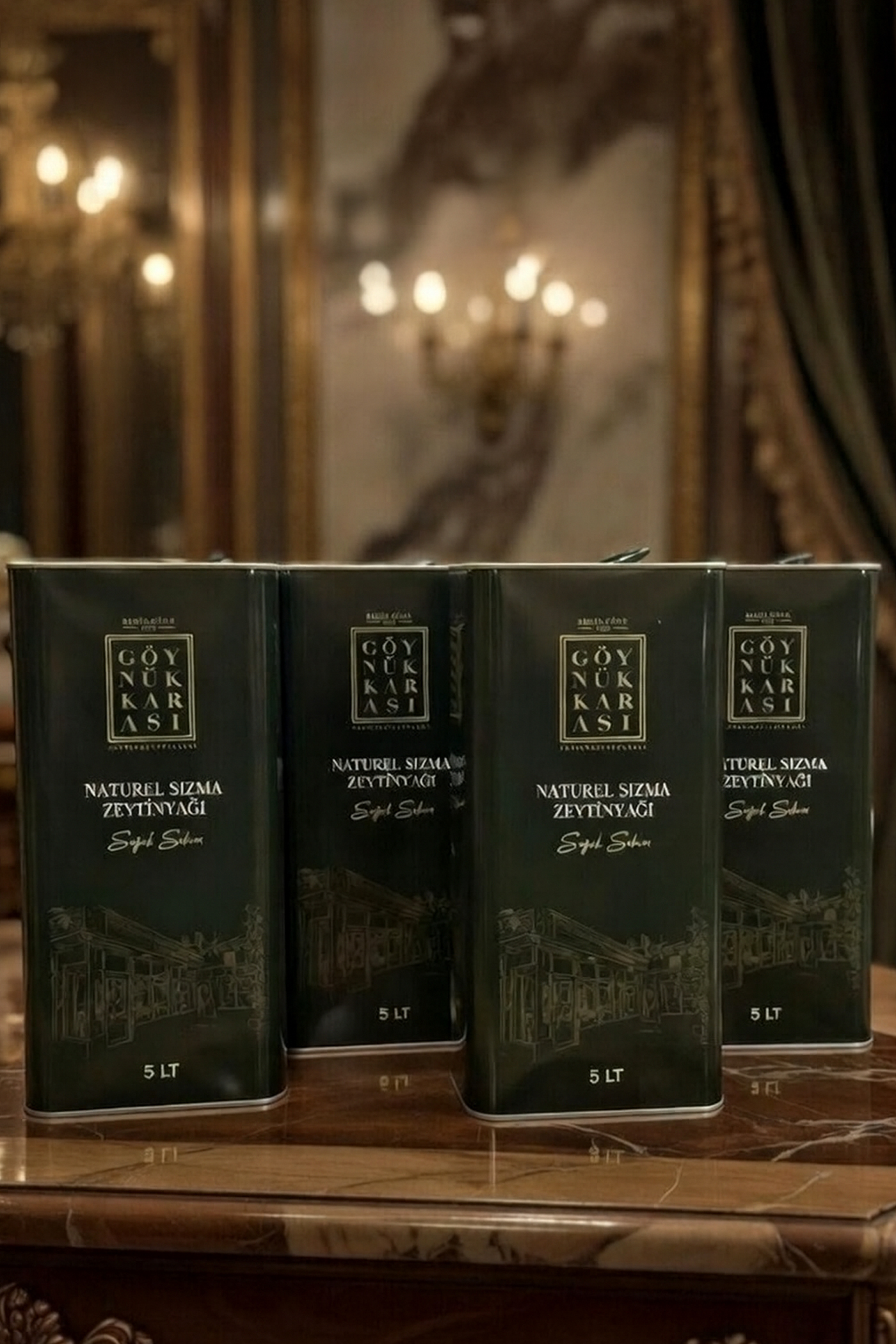 Naturel Sızma Soğuk Sıkım Zeytinyağı 4x5 lt